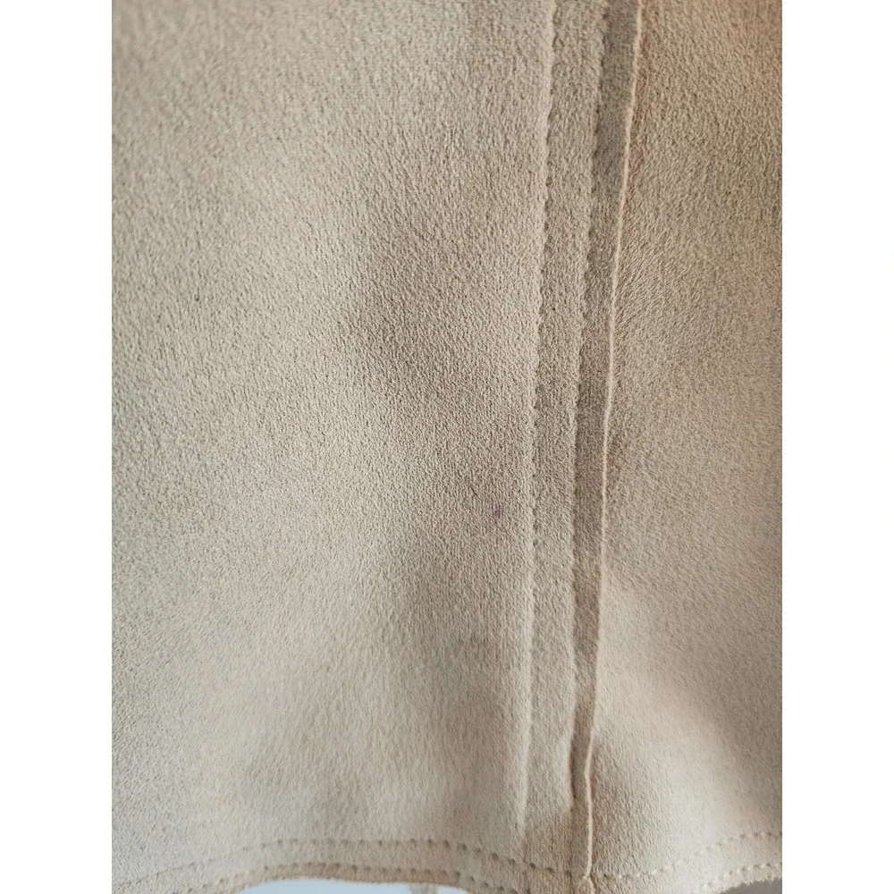 Philosophy Women's Dress Jacket Cream Faux Leather Large - Picture 3 of 6
